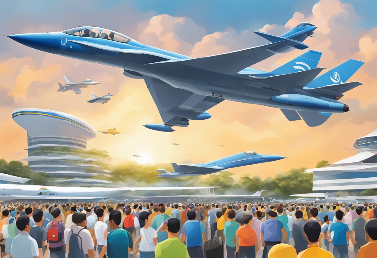 Aerial acrobatics, sleek jets, and bustling crowds at the Singapore Airshow