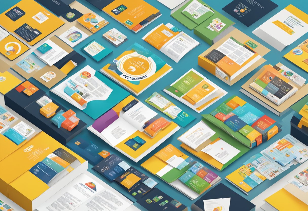 MDIS Singapore's academic programmes and partnerships are showcased through a collage of diverse logos and educational materials