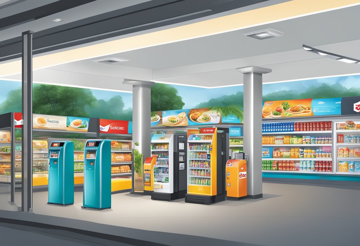 The Caltex Singapore services and amenities include a well-stocked convenience store, clean restrooms, and a variety of food and beverage options