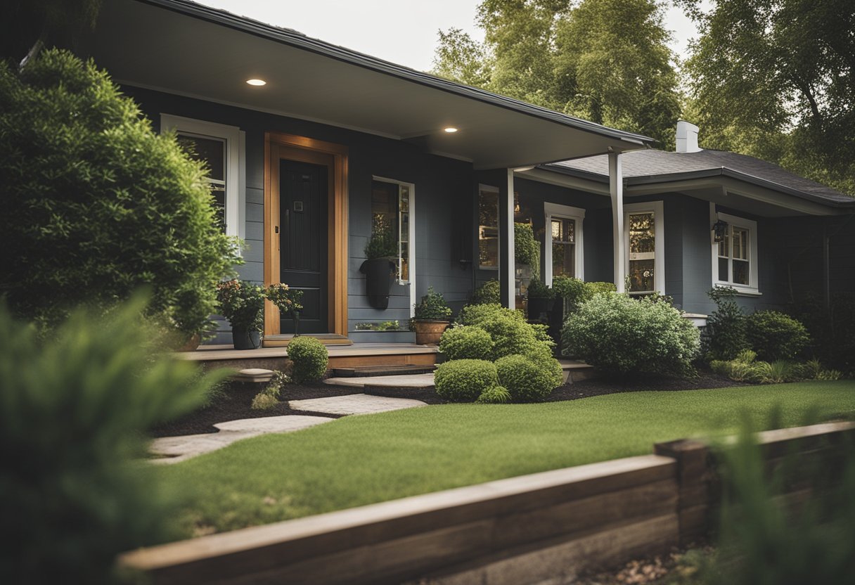 A clean, well-maintained home with sealed entry points and tidy outdoor spaces. No signs of food or water left out, and traps or baits discreetly placed