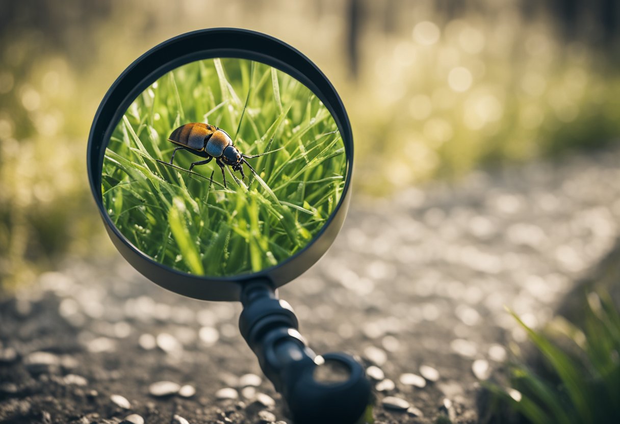 Pest control myths debunked: A giant magnifying glass reveals truth about bugs