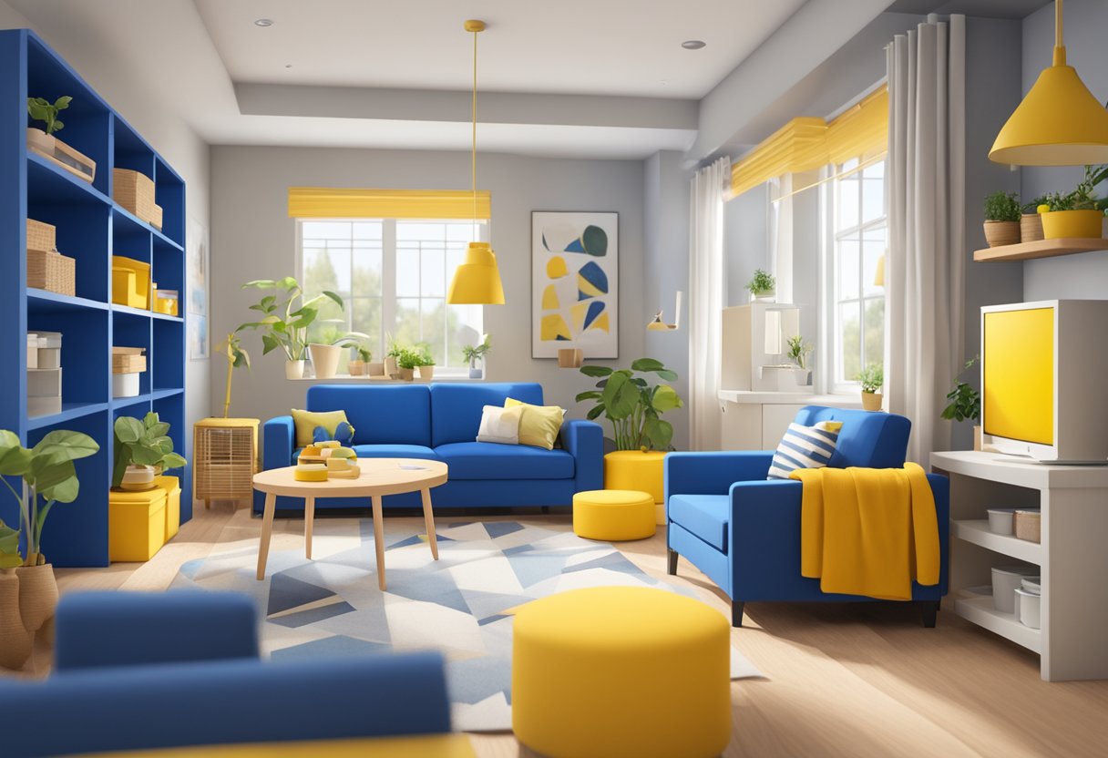 A virtual IKEA store materializes in the digital world of Roblox, complete with iconic blue and yellow branding, furniture displays, and interactive shopping features