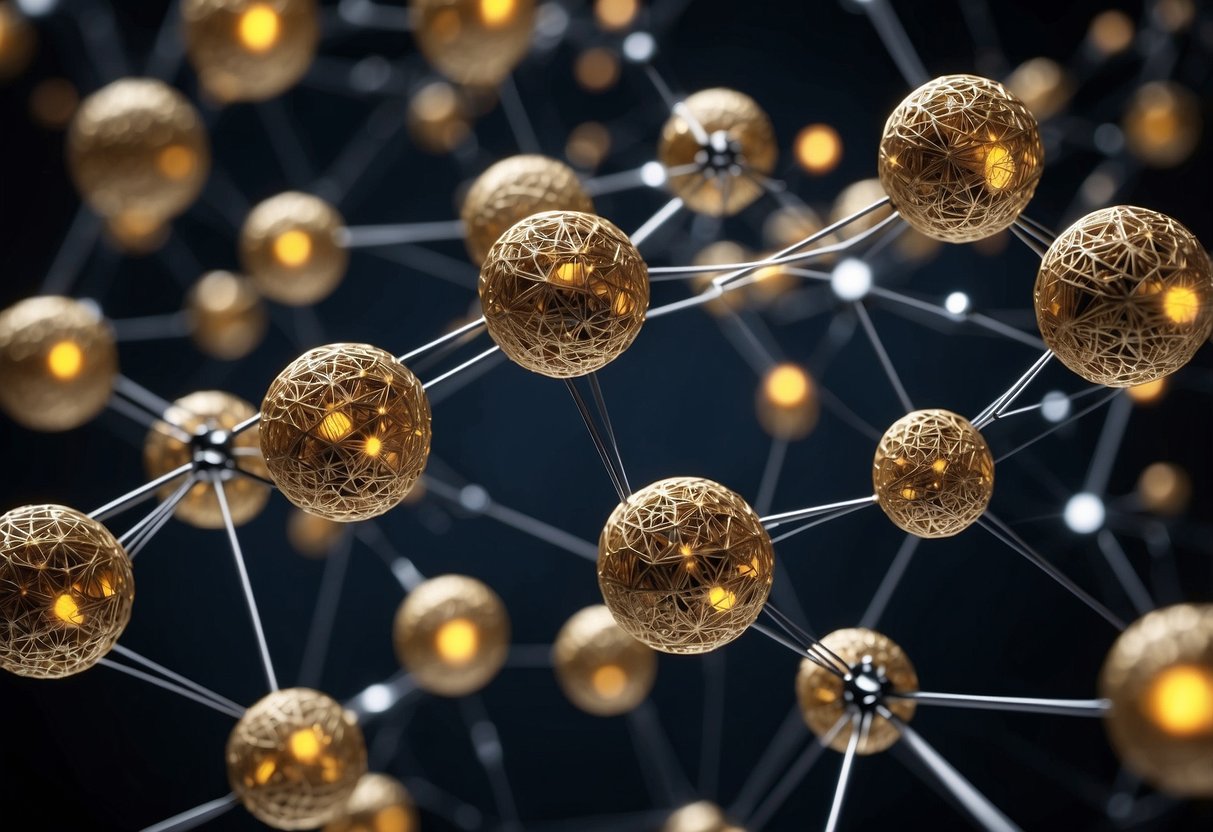 A network of interconnected nodes, symbolizing the decentralized nature of cryptocurrencies. Each node represents a participant in the network, illustrating the importance of decentralization in cryptocurrencies