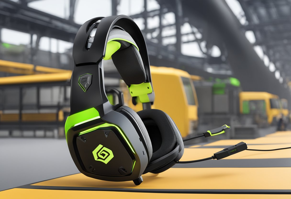 The LDAS Geforce1 TH11 Trucker Headset is shown with a long-lasting battery, keeping the user connected