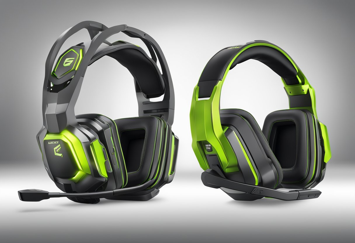 A headset with LDAS Geforce1 TH11 Trucker is shown with a long-lasting battery
