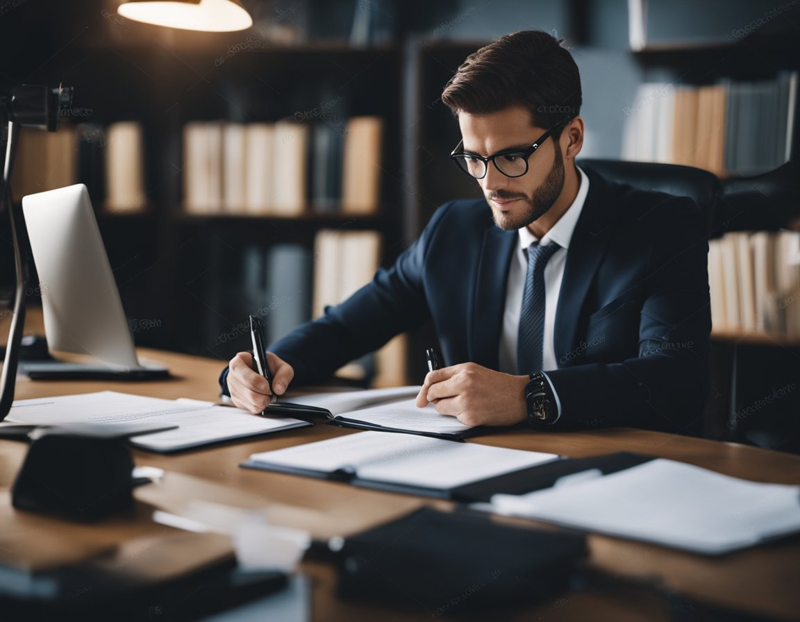 A person researching different types of lawyers for a potential lawsuit against a mechanic shop