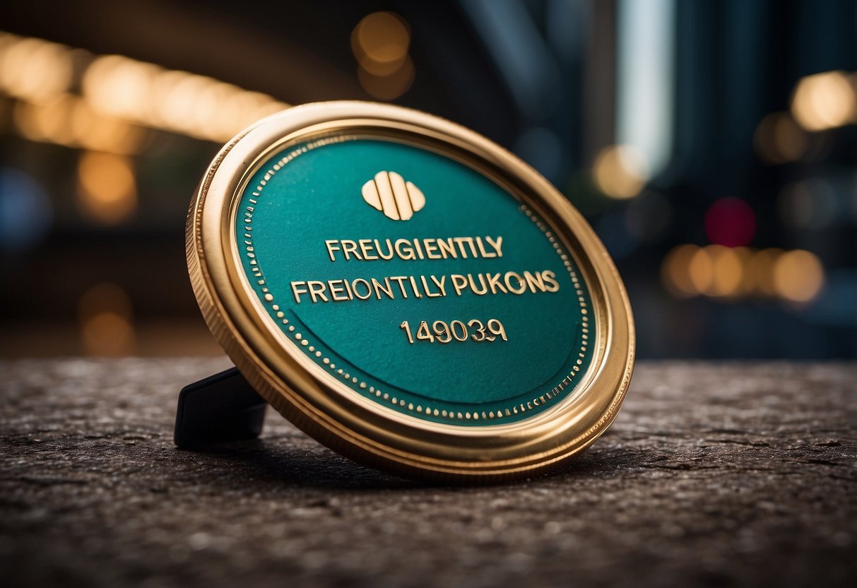 A token with "Frequently Asked Questions" text is placed in a prominent location in Singapore