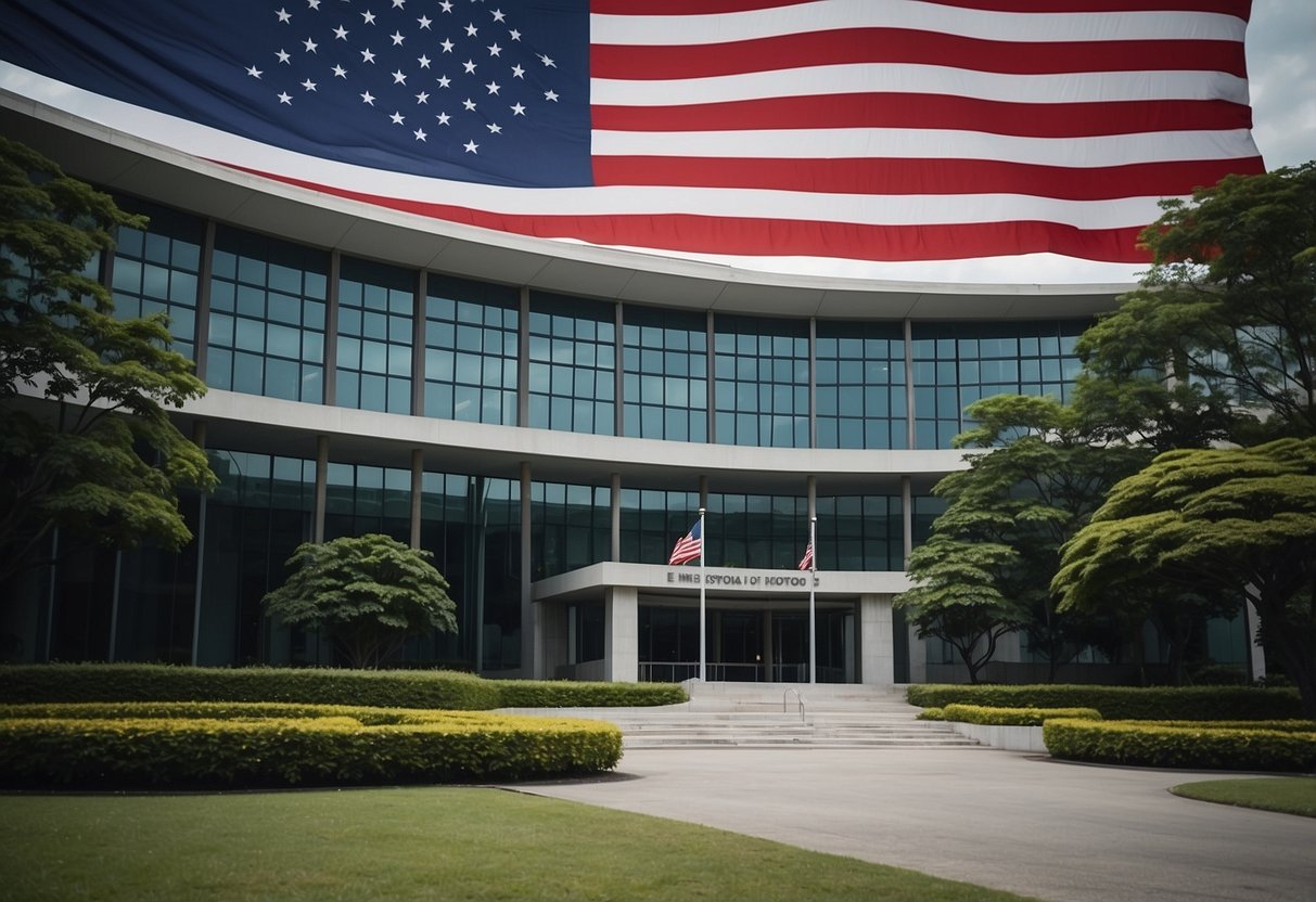 The US embassy in Singapore provides consular services and assistance to visitors and citizens