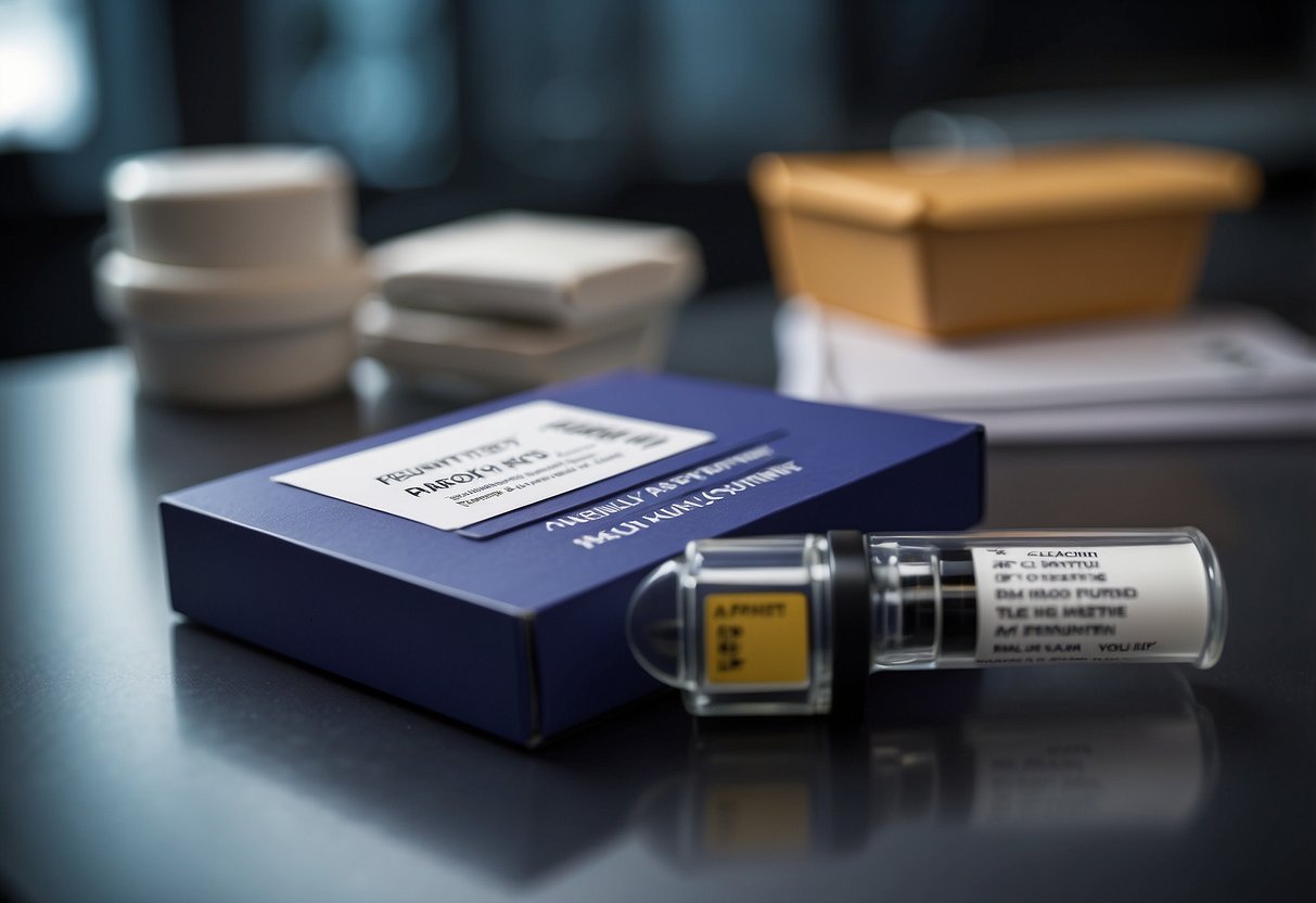 A DNA test kit box with the label "Frequently Asked Questions" in a Singaporean setting