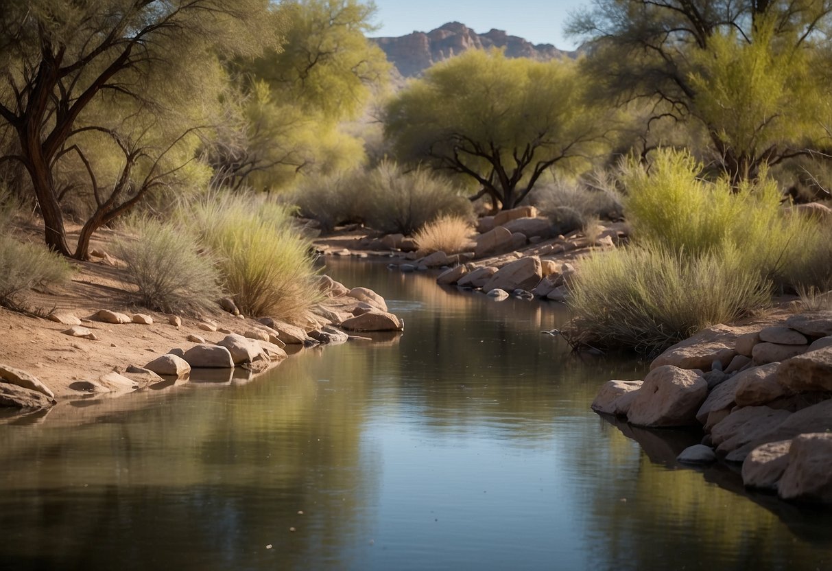 The Rio Salado Habitat Restoration Area features educational programs and resources