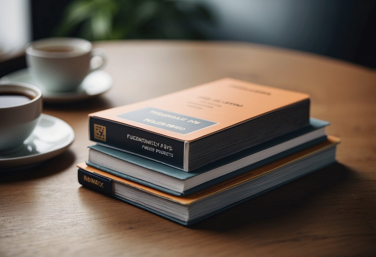 A stack of FAQ pamphlets with the title "Frequently Asked Questions PMD Singapore" on a table