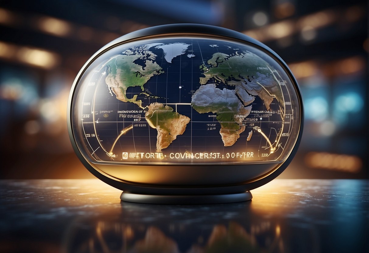 A clock showing 9pm in the ET time zone, with a world map in the background highlighting Singapore, indicating the time zone conversion