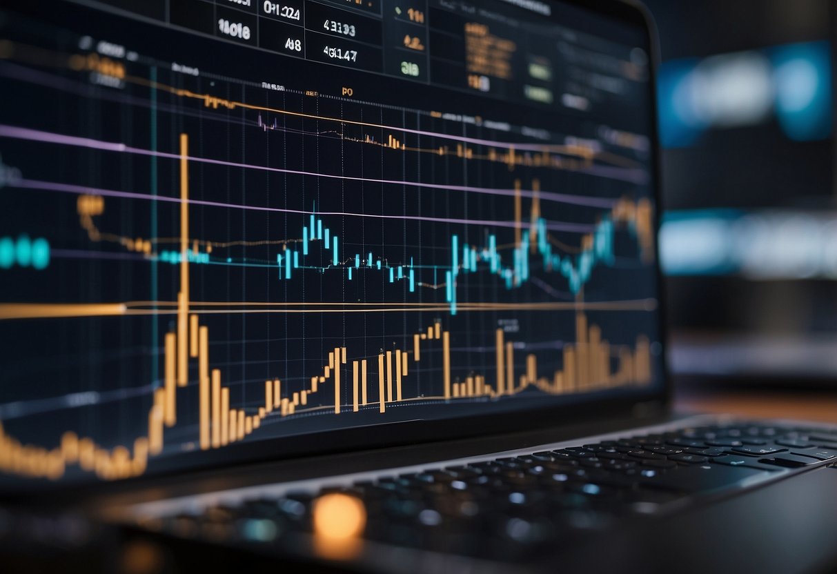 Cryptocurrency charts react to protocol updates, causing fluctuations and market impact