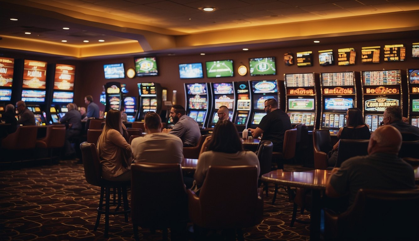 Local businesses thrive as sports betting boosts economy in New Mexico. Excited fans gather at casinos, bars, and sportsbooks to place their bets