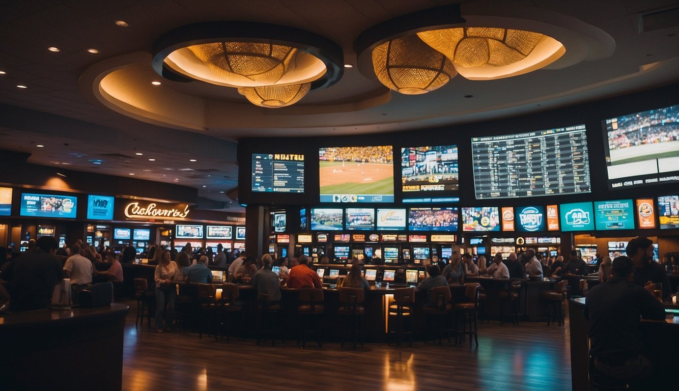 The bustling city of Nashville, Tennessee, is filled with sports fans eagerly placing bets at local sportsbooks and online platforms, contributing to the state's growing economy