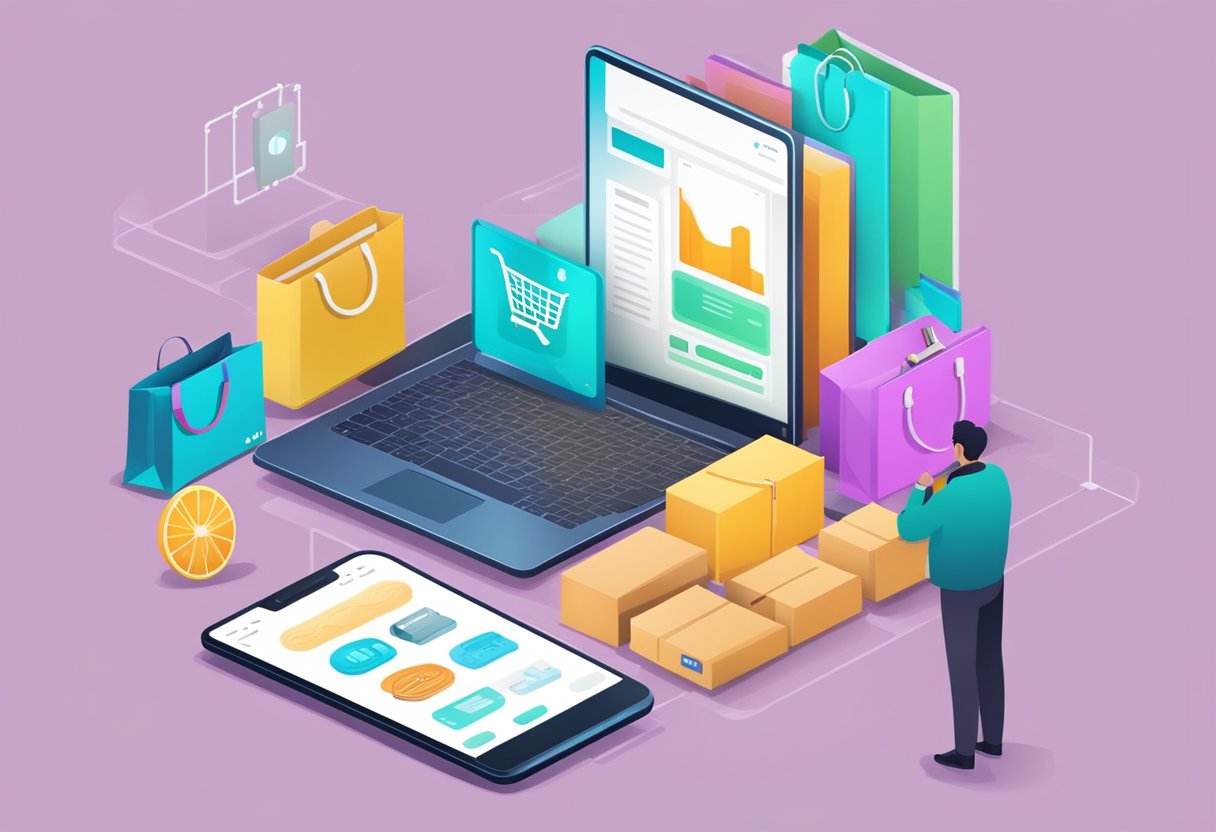 A customer receives a personalized product recommendation through an E-commerce platform, based on their previous purchase history and browsing behavior