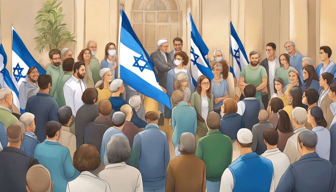 A group of people gather to provide specialized support to Israel through philanthropy and non-profit initiatives