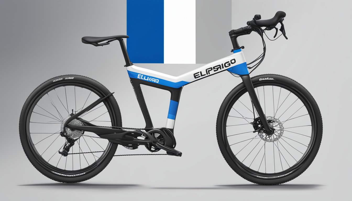 Elliptigo logo displayed on a website with "Supporting Israel" message. Israeli flag in the background