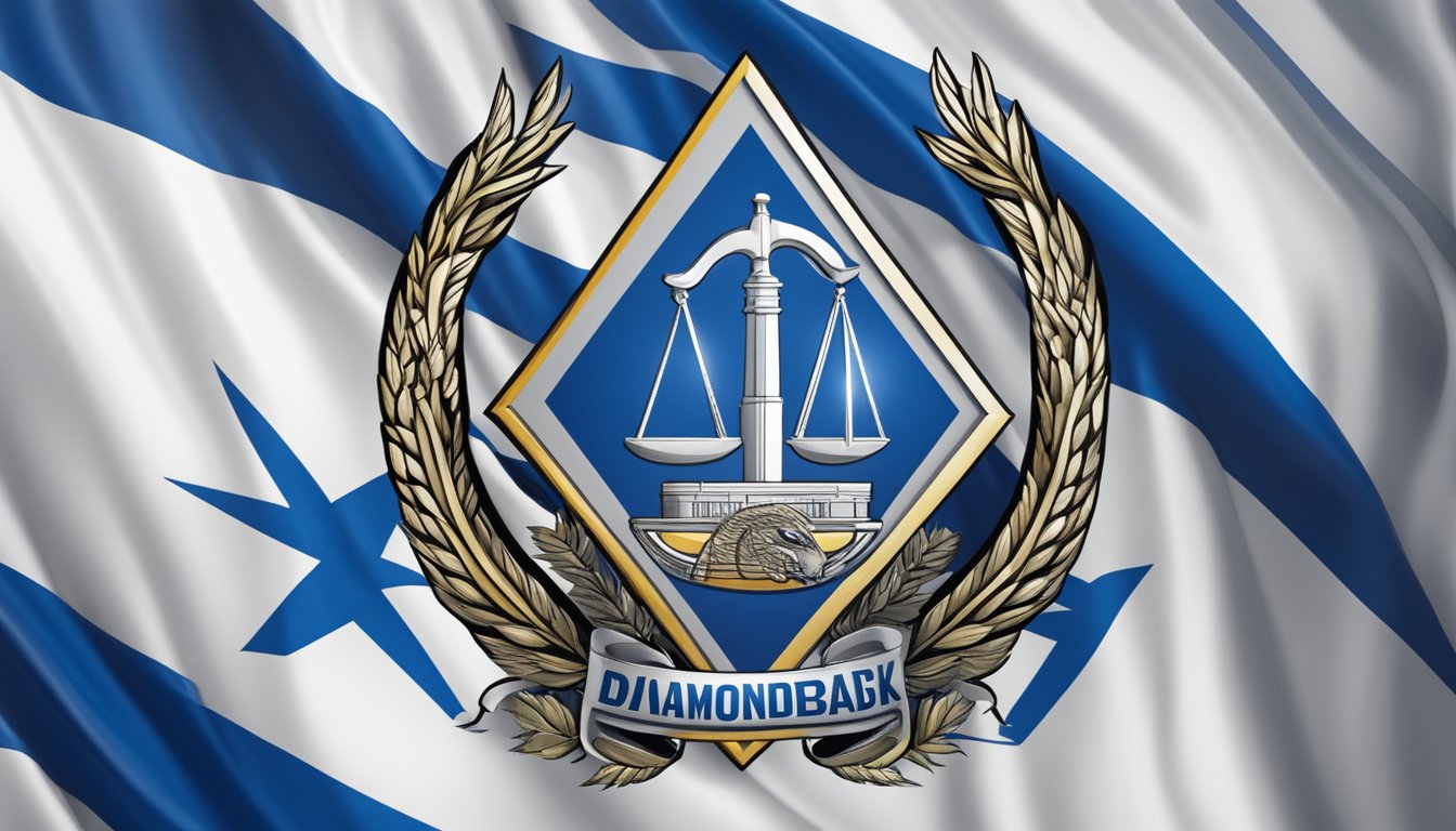 Diamondback logo displayed next to an Israeli flag