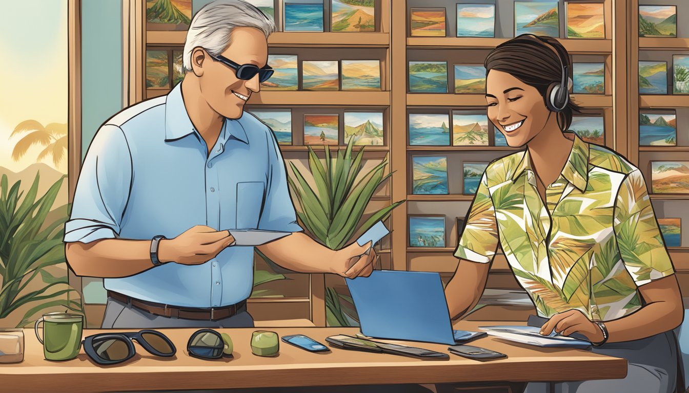 A customer service representative assists a consumer with a Maui Jim product, providing resources and support, including inquiries about the brand's support for Israel