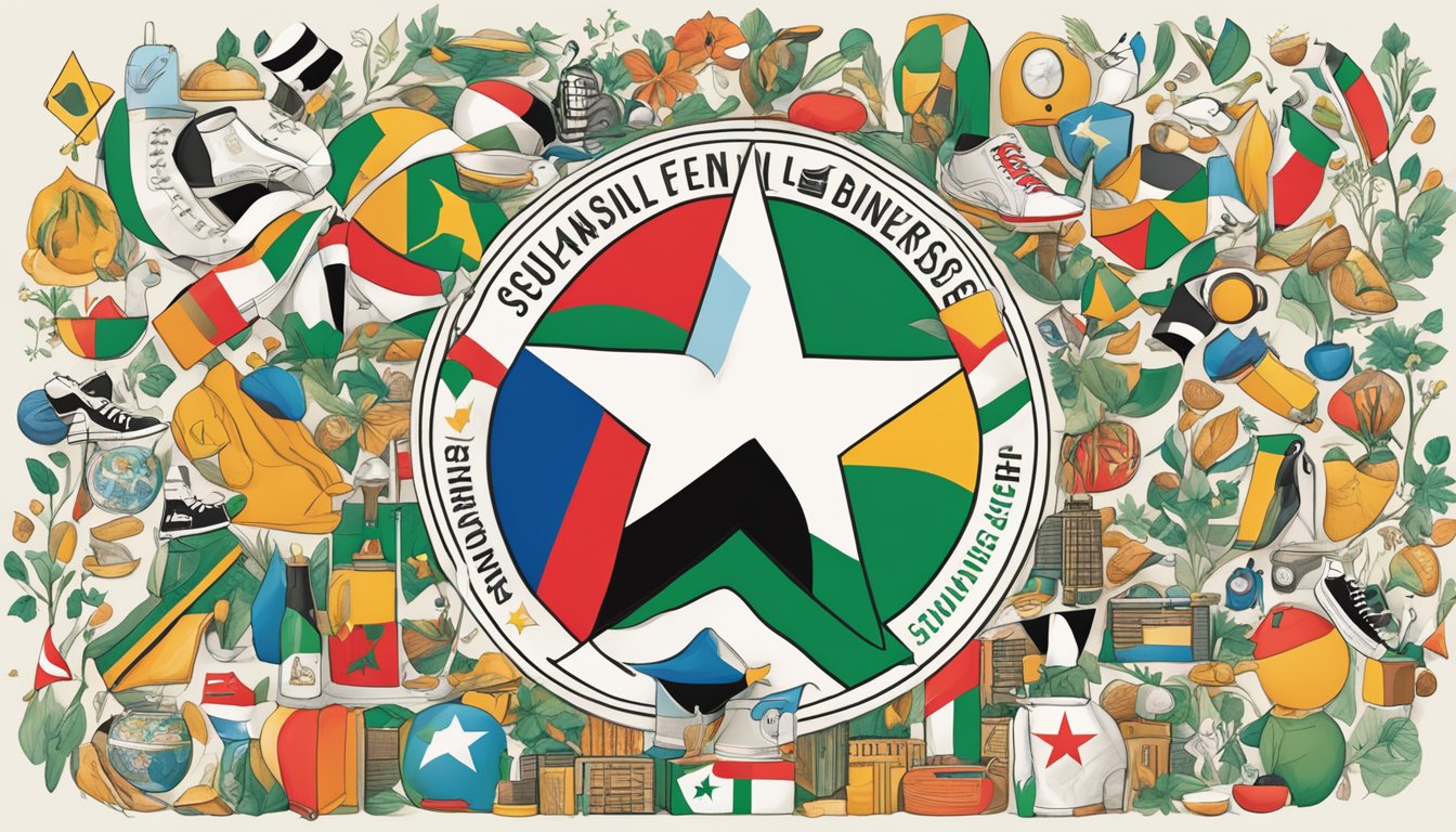 Converse logo displayed with diverse cultural symbols, including Palestinian flag, surrounded by sustainable and ethical business practices