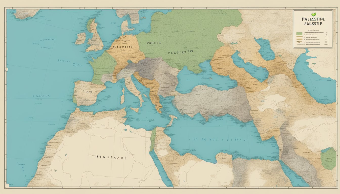 Nemo's Position: A map of Palestine with Nemo's name in support