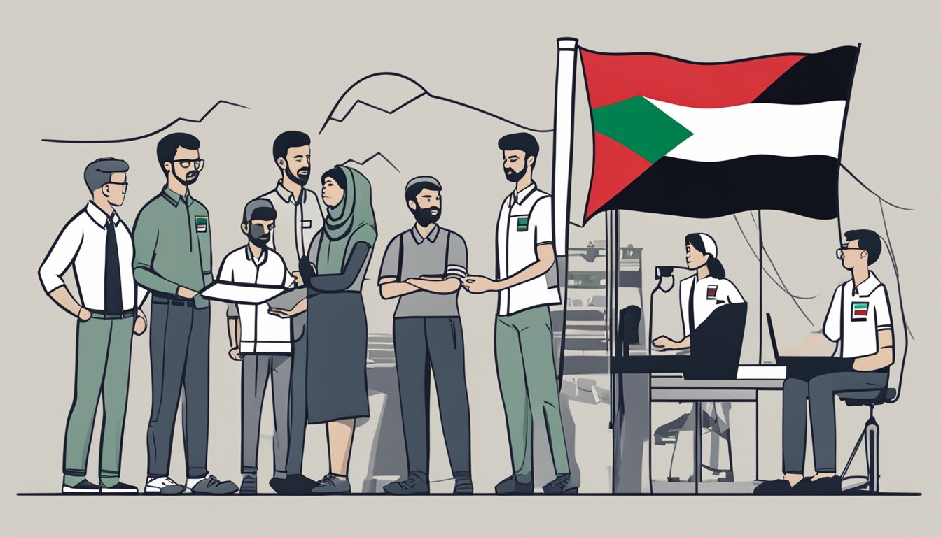 Smartwool logo displayed with Palestinian flag, employees discussing support for Palestine, and products labeled with pro-Palestine messaging