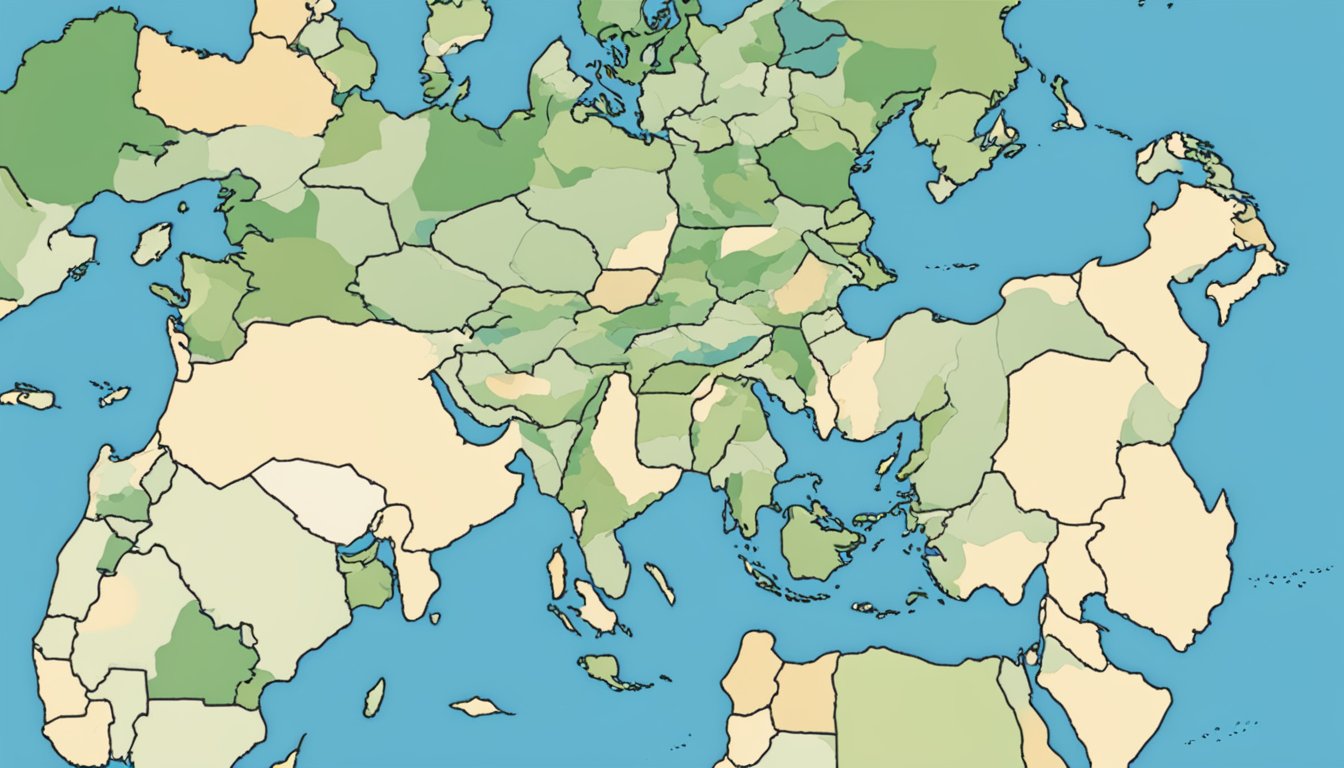 Smartwool logo over a world map, highlighting Palestine. Online posts show support for Palestinian communities