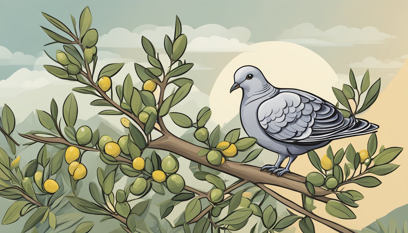 Smartwool logo displayed next to a dove and olive branch, symbolizing support for peaceful resolution in Palestine