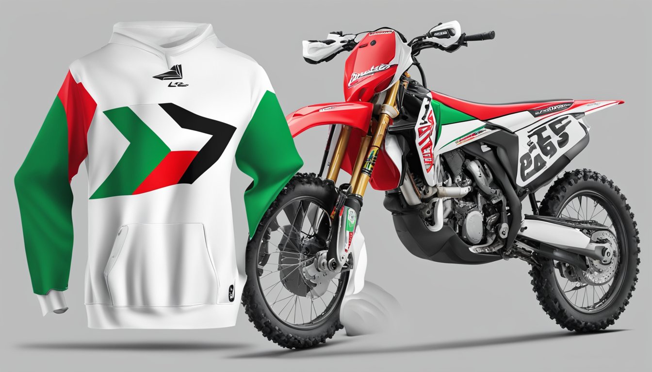 Troy Lee Designs supports Palestine. Show the brand's logo alongside a Palestinian flag and positive customer reviews