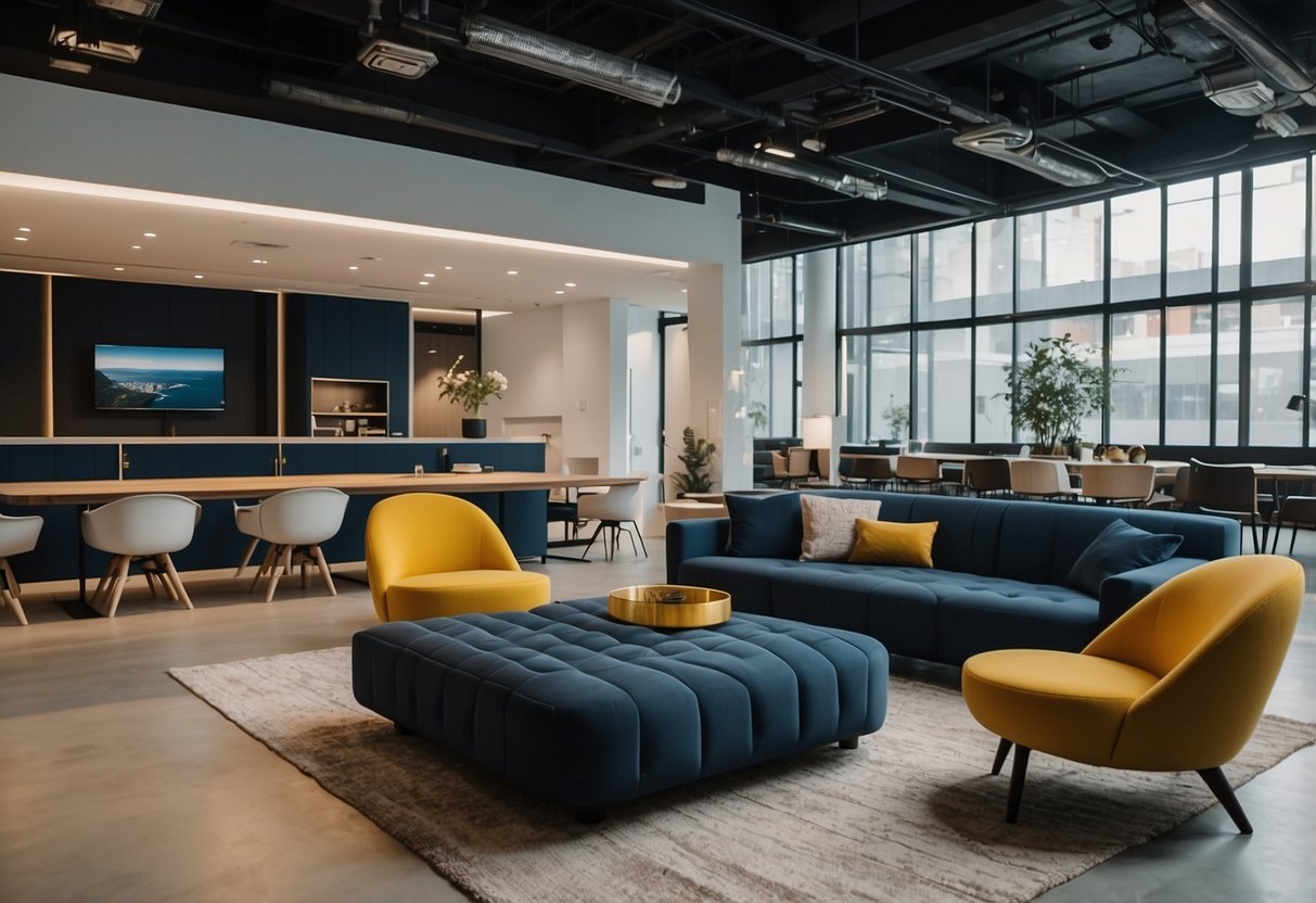 The Asia Hub at Space Furniture is a modern, sleek space filled with cutting-edge furniture and design elements. The open layout and minimalist aesthetic create a sense of sophistication and innovation
