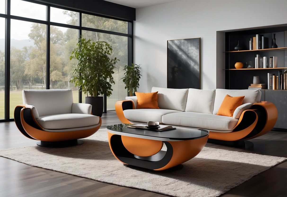 Kuka's innovative furniture design showcased in a modern living room setting with sleek lines and high-quality craftsmanship
