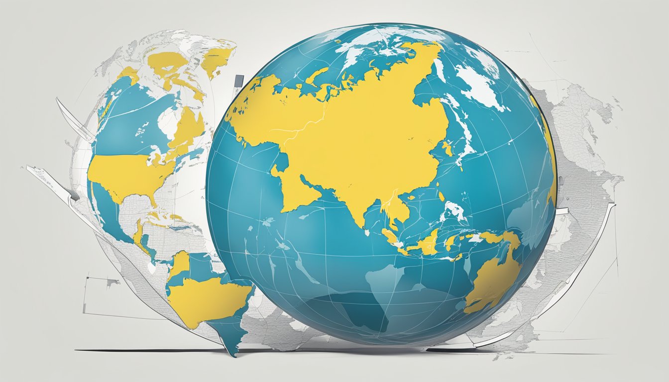 DC Shoes logo displayed with a globe and a map of Ukraine, indicating support for global issues and Ukraine