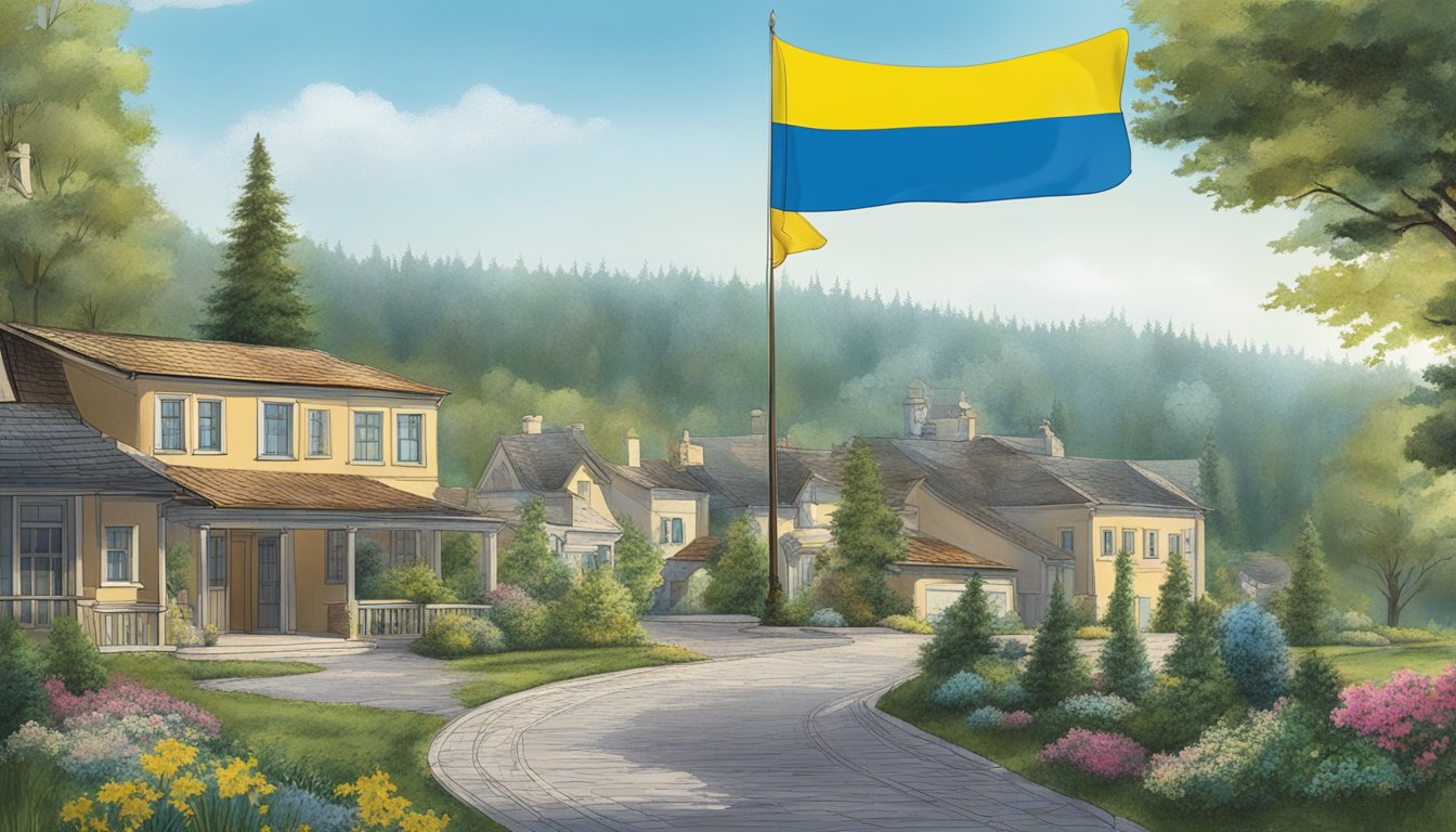 O'Neill's website displays Ukraine flag and donation link