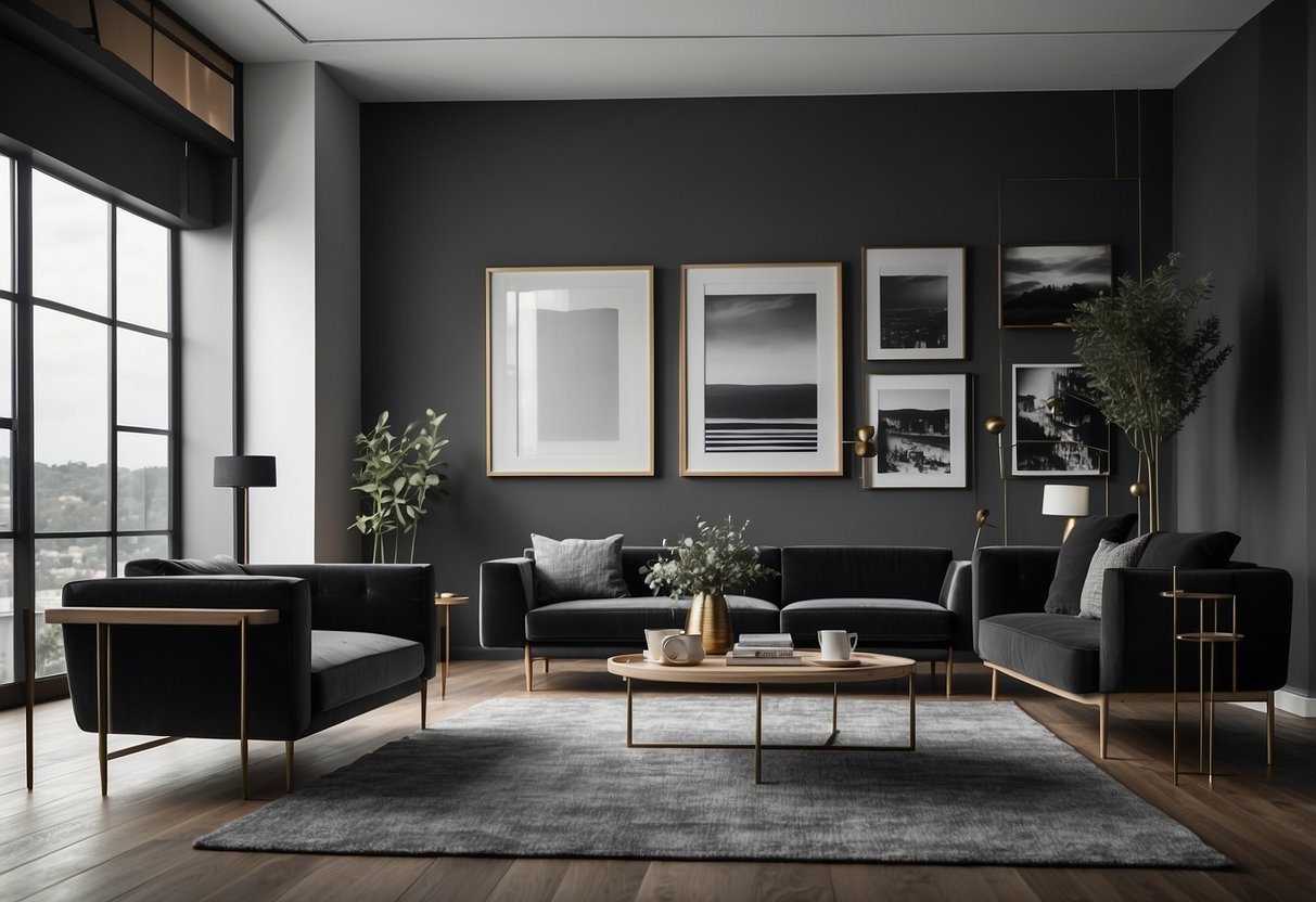 Wall Color for Black and White Furniture Tips and Ideas Kaizenaire