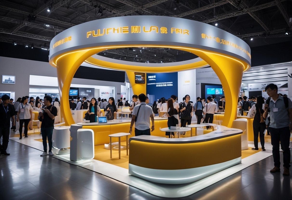 The bustling Shenzhen Furniture Fair 2020, with vibrant booths, modern designs, and innovative technology, draws in crowds of industry professionals and enthusiasts