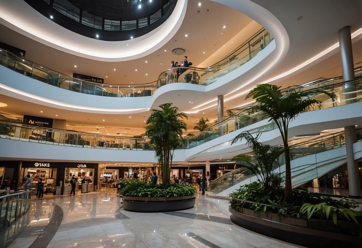 The bustling furniture mall in Johor Bahru offers a variety of services and amenities for shoppers, including spacious showrooms, comfortable seating areas, and convenient customer service counters