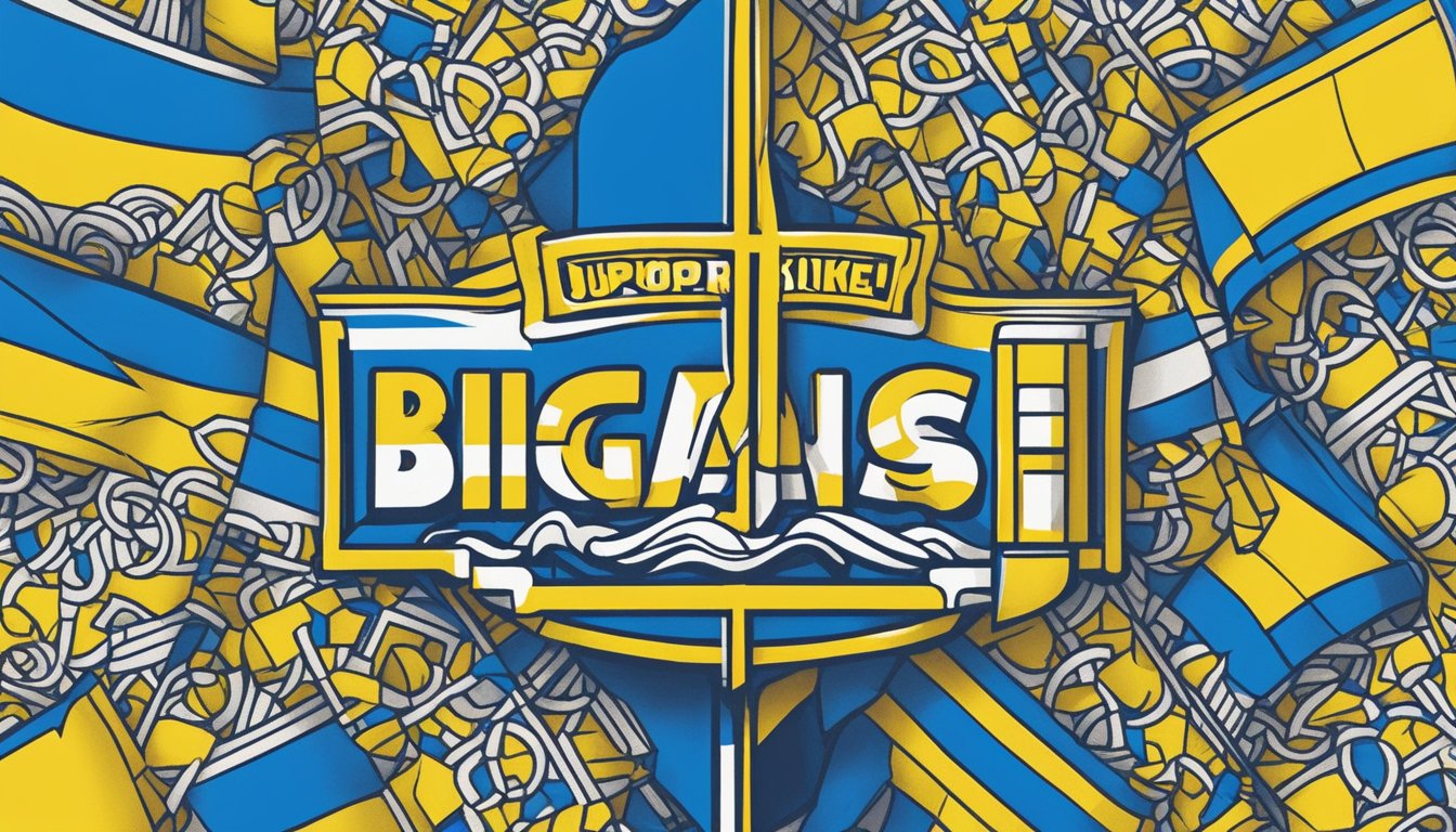 Big Agnes logo displayed with Ukrainian flag in background. Text reads "Support Ukraine" in bold letters