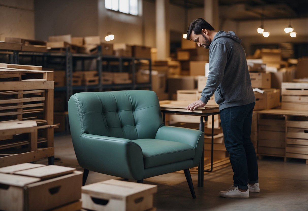 Gozefo simplifies selling used furniture: a person uploads a photo, sets a price, and Gozefo takes care of the rest