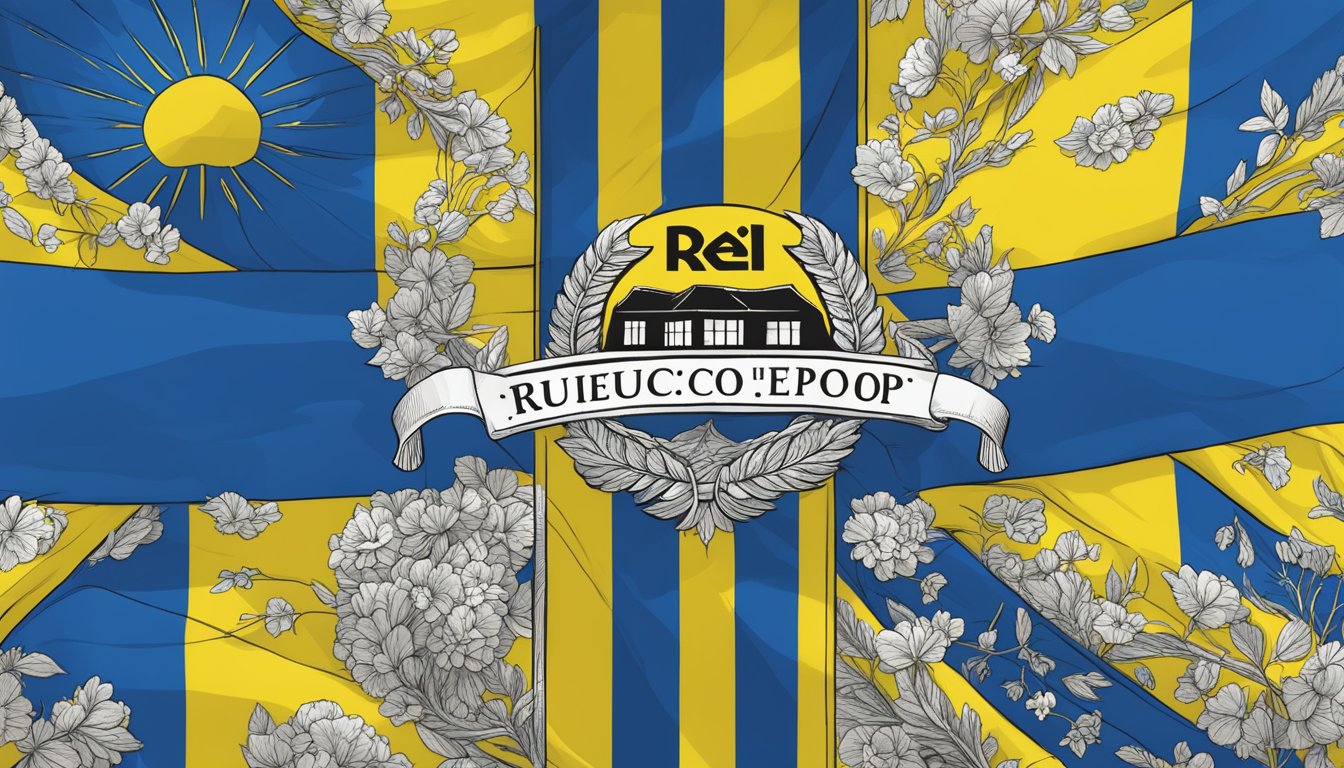 REI Co-op logo displayed with Ukraine flag, indicating support for Ukraine in corporate governance