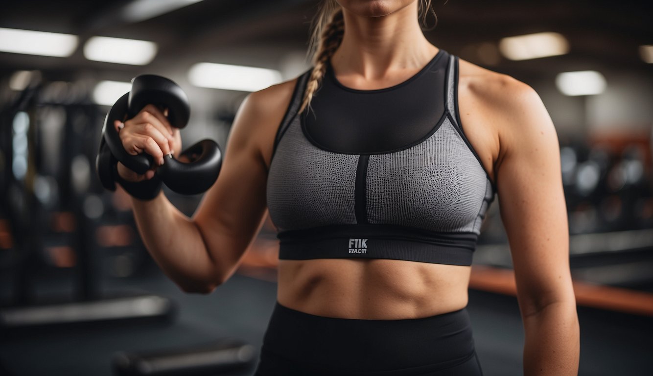 A sports bra and a sagging breast. Myth vs. fact debate