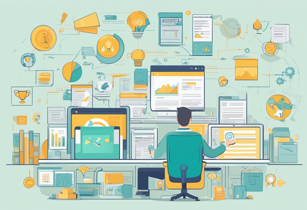 Various funding options for parent-owned startups: angel investors, venture capital, bank loans, crowdfunding, and government grants. Display a diverse range of funding sources