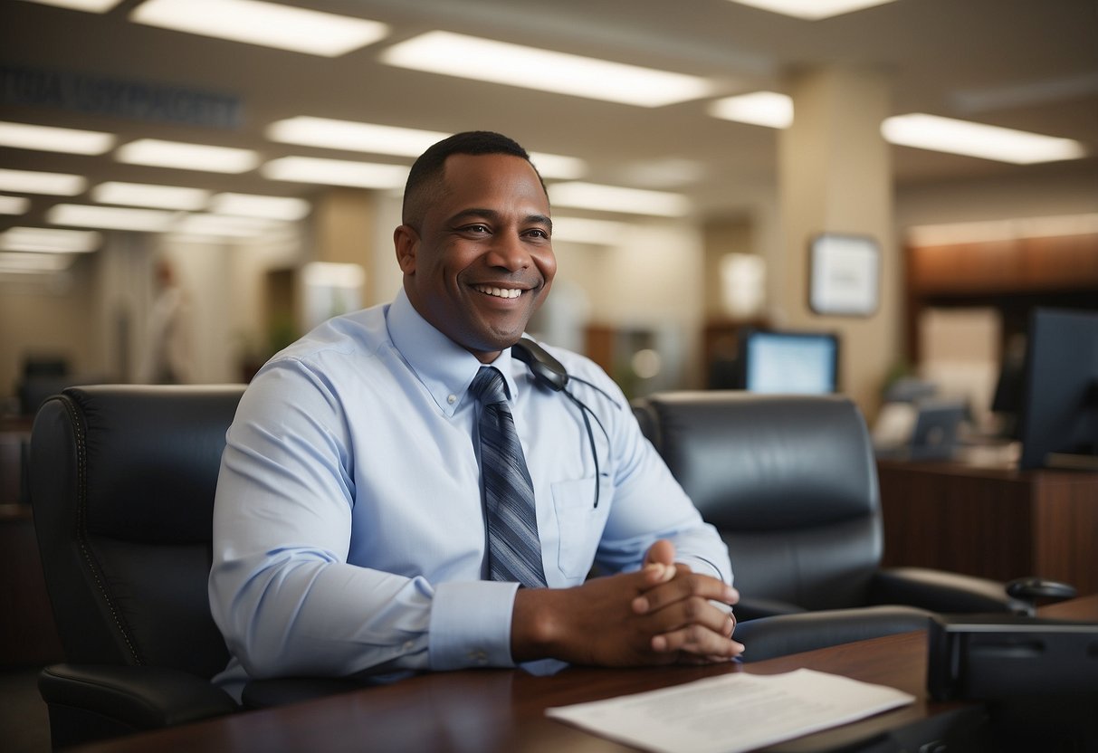 A customer service representative answering questions about Leggett and Platt furniture
