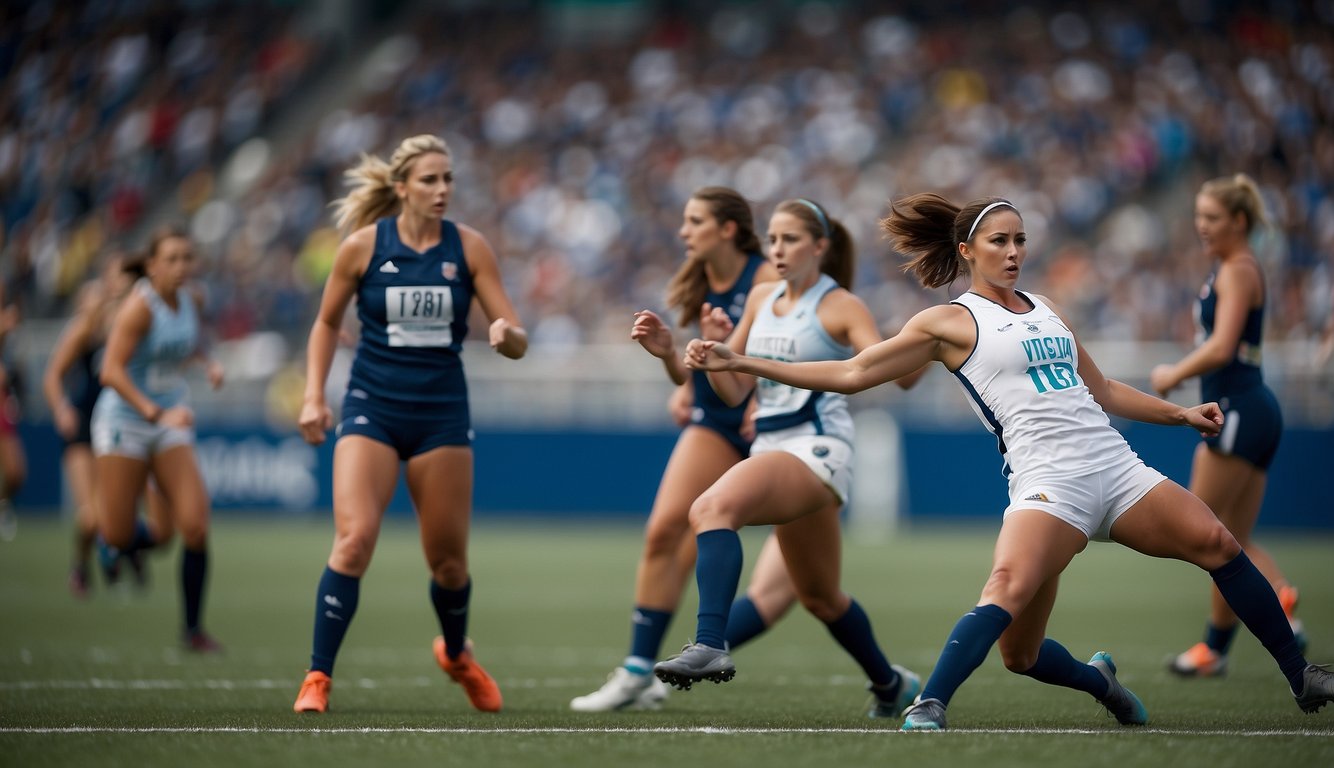 Women athletes dominate the field, but empty stands reveal the lack of support and media coverage