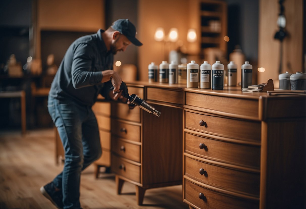 Spray Painting Wood Veneer Furniture A Beginner's Guide Kaizenaire