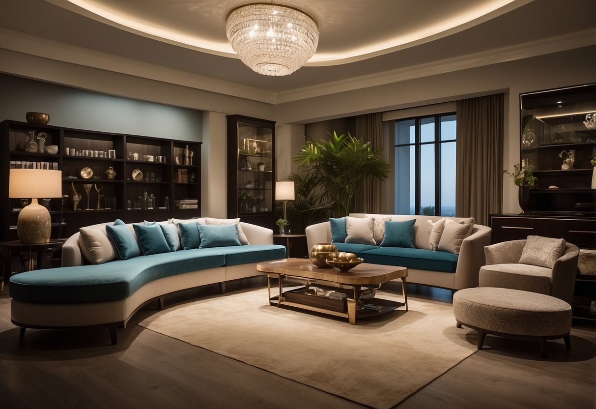A room filled with various furniture pieces from Furniture SG's extensive catalogue, arranged in an organized and appealing manner