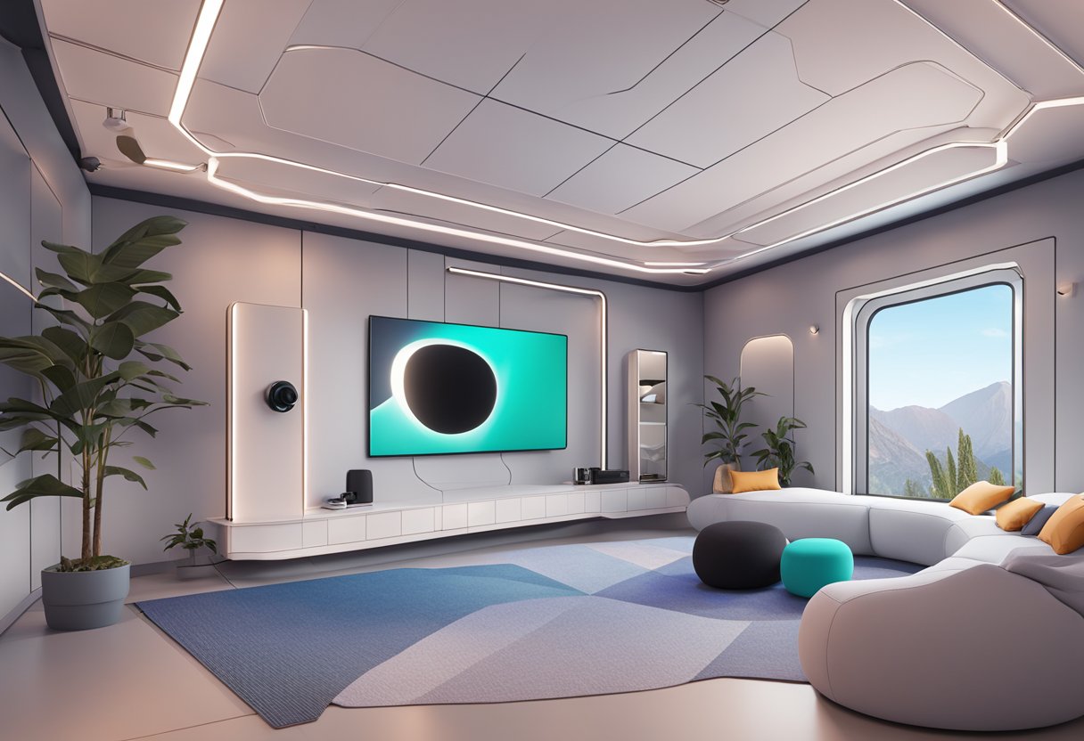 A VR Oculus Quest 2 default room with customizable features