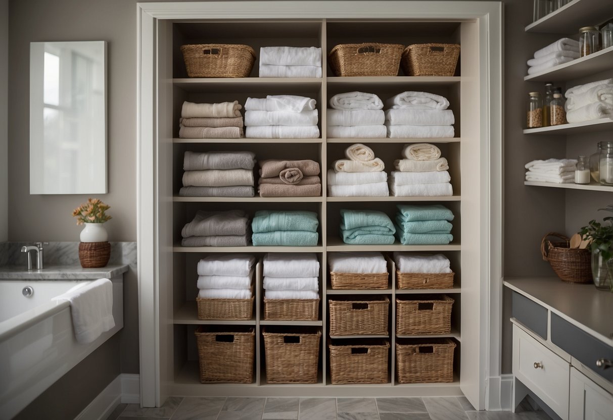 Essential Linen Items: must-have linen closet items, essential linens for families, types of linens to keep, bed sheet organization, towel storage essentials, seasonal linen considerations