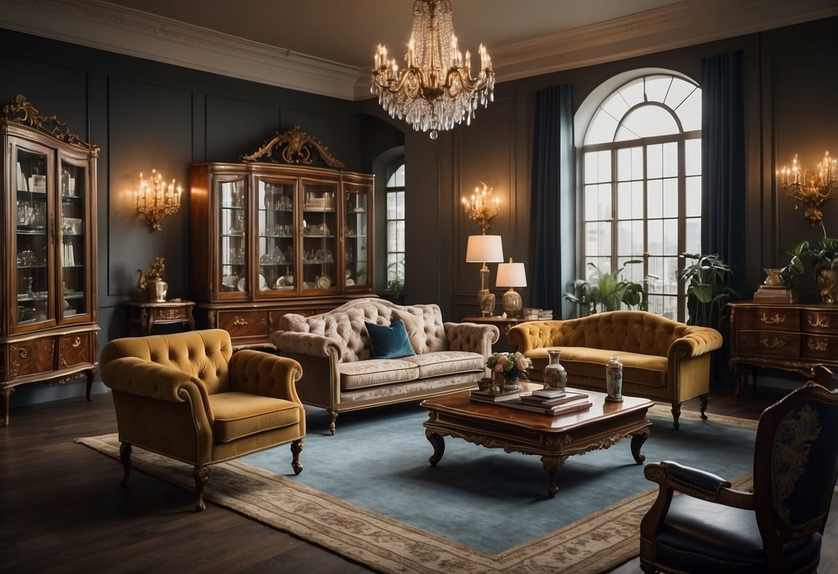 A room filled with classic furniture pieces from iconic brands, showcasing their rich heritage and timeless designs