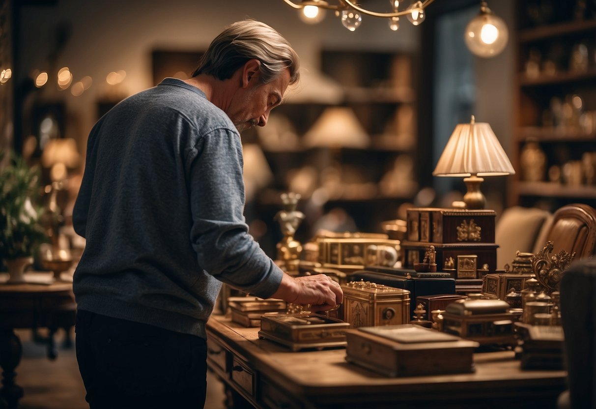 A person carefully selects and purchases French furniture, then lovingly cares for it in a well-decorated room